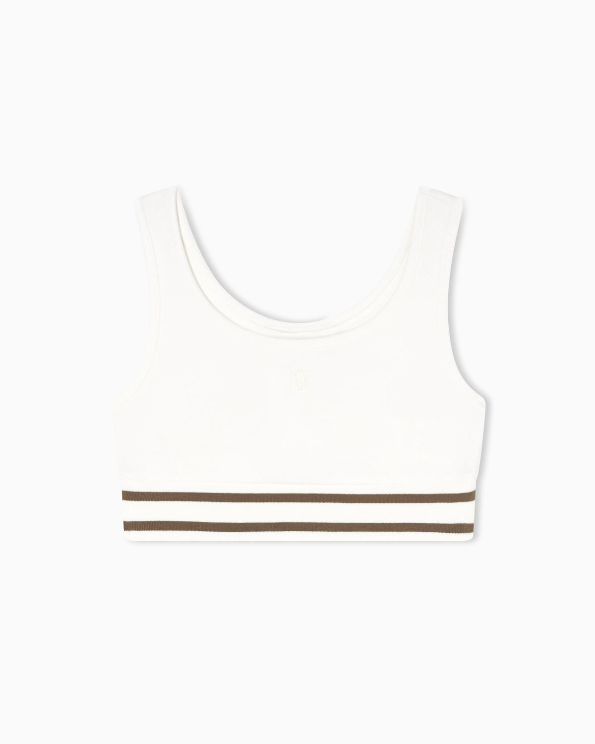 Cropped top with contrasting trim