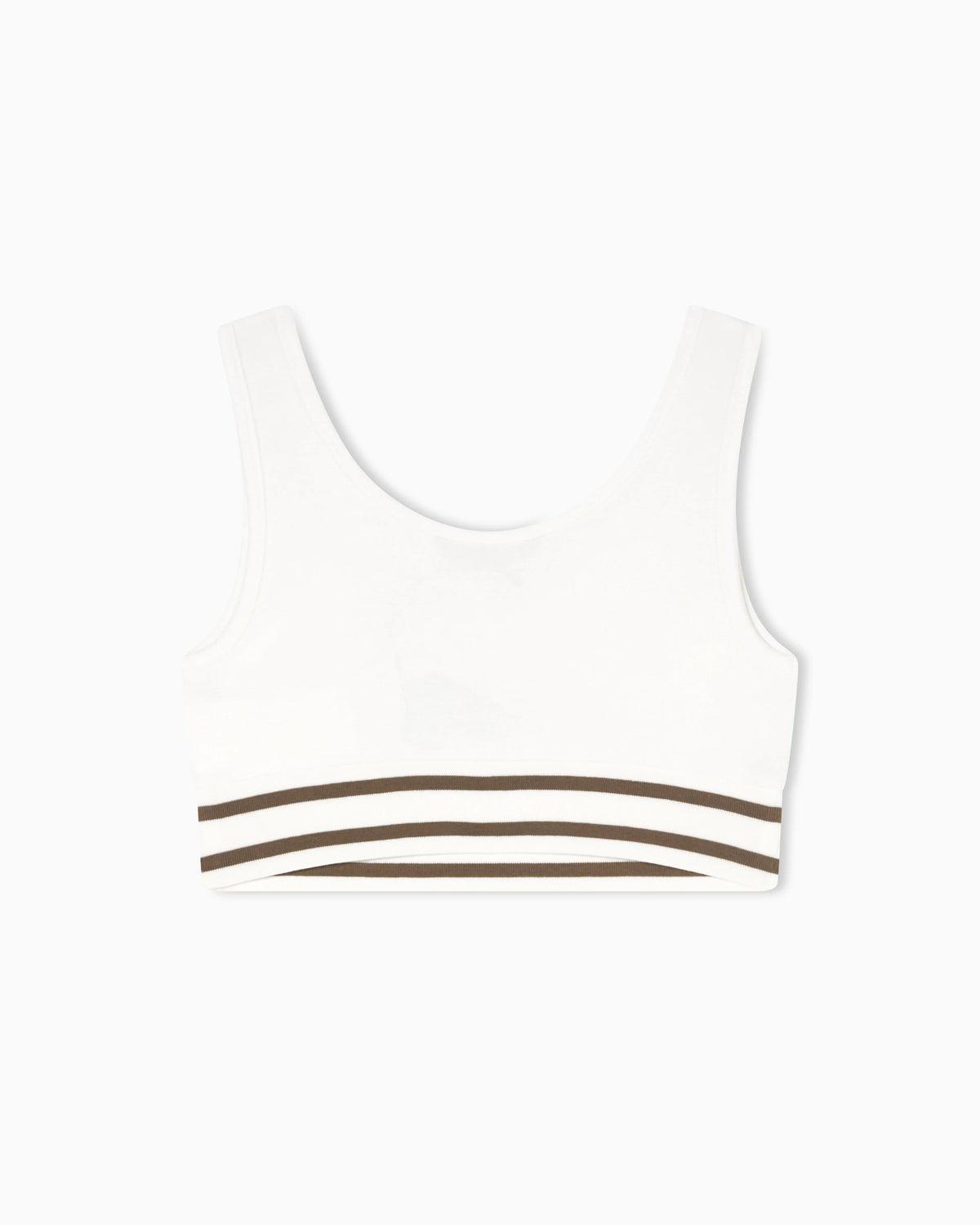 Cropped top with contrasting trim