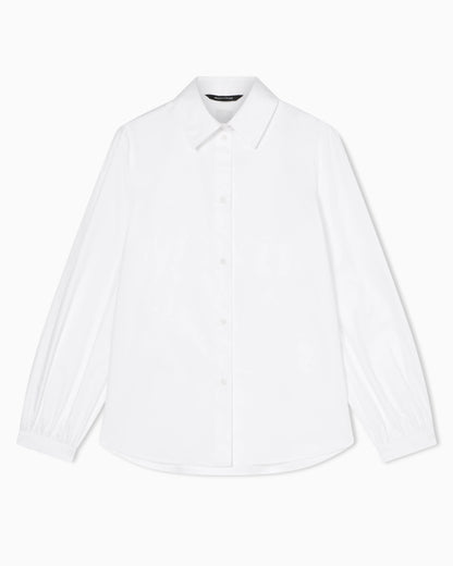 Oversized Shirt in Organic Cotton Poplin