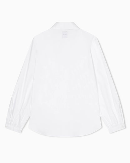 Oversized Shirt in Organic Cotton Poplin