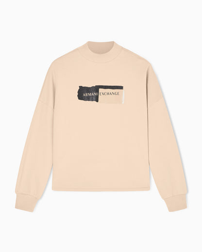 Crewneck Sweatshirt in French Terry Cotton