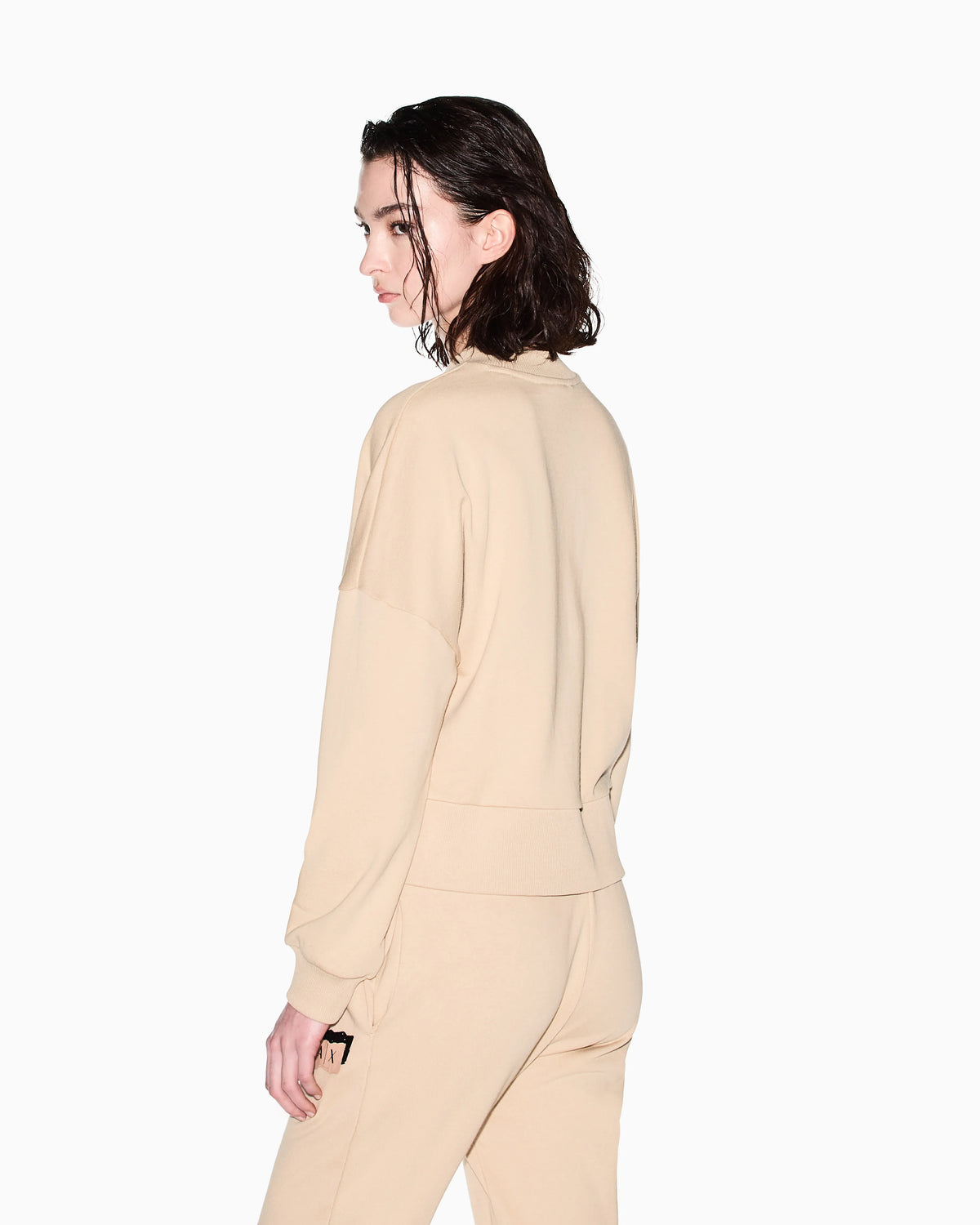 Crewneck Sweatshirt in French Terry Cotton
