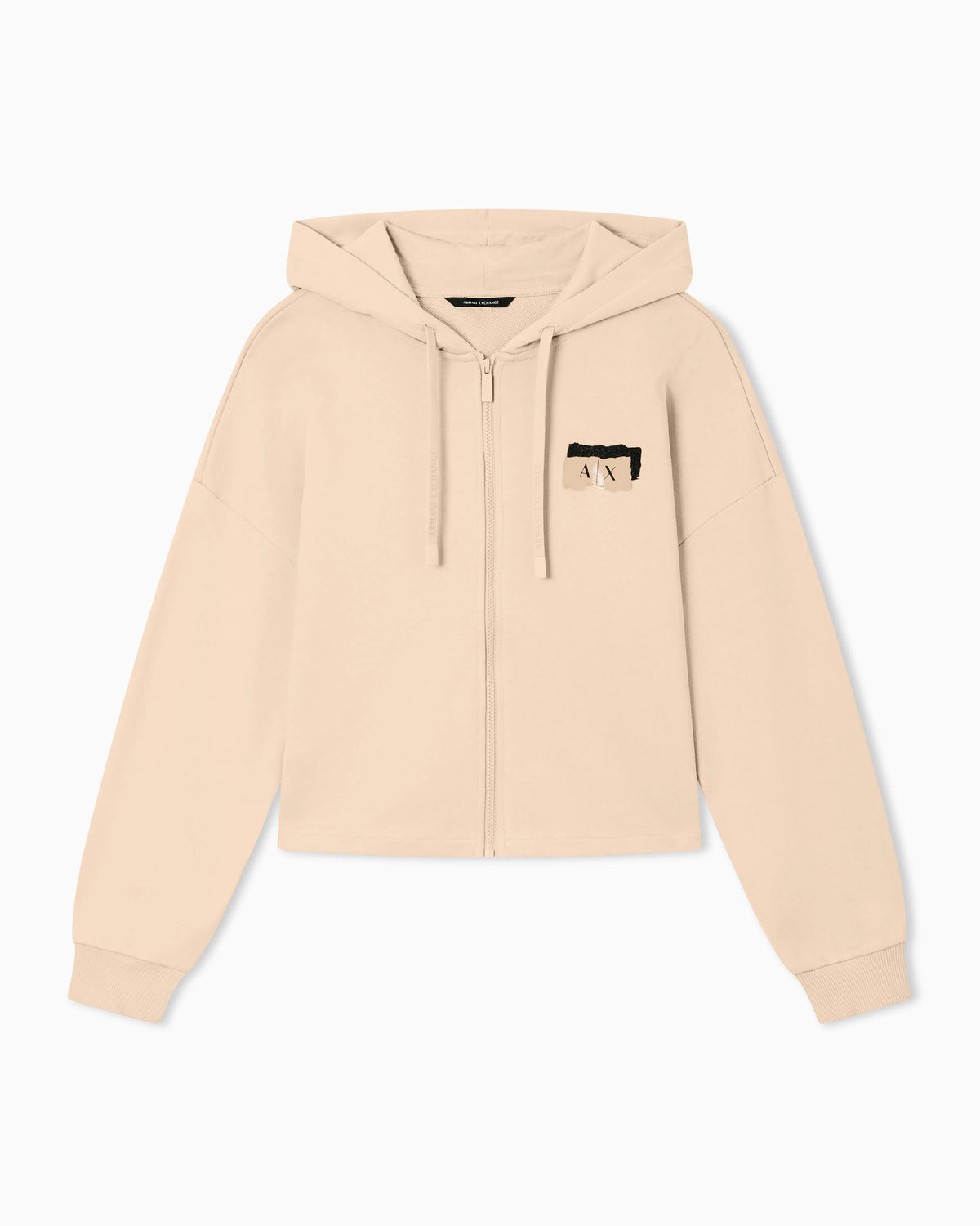 French Terry Cotton Zip-Up Sweatshirt