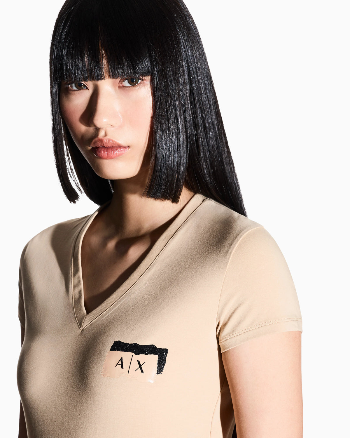 Slim fit T-shirt in stretch cotton jersey