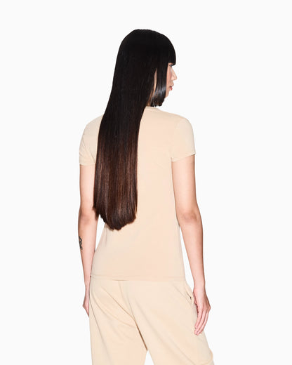 Slim fit T-shirt in stretch cotton jersey