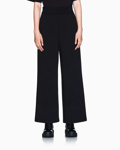 Jogger trousers in bonded fabric