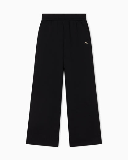 Jogger trousers in bonded fabric