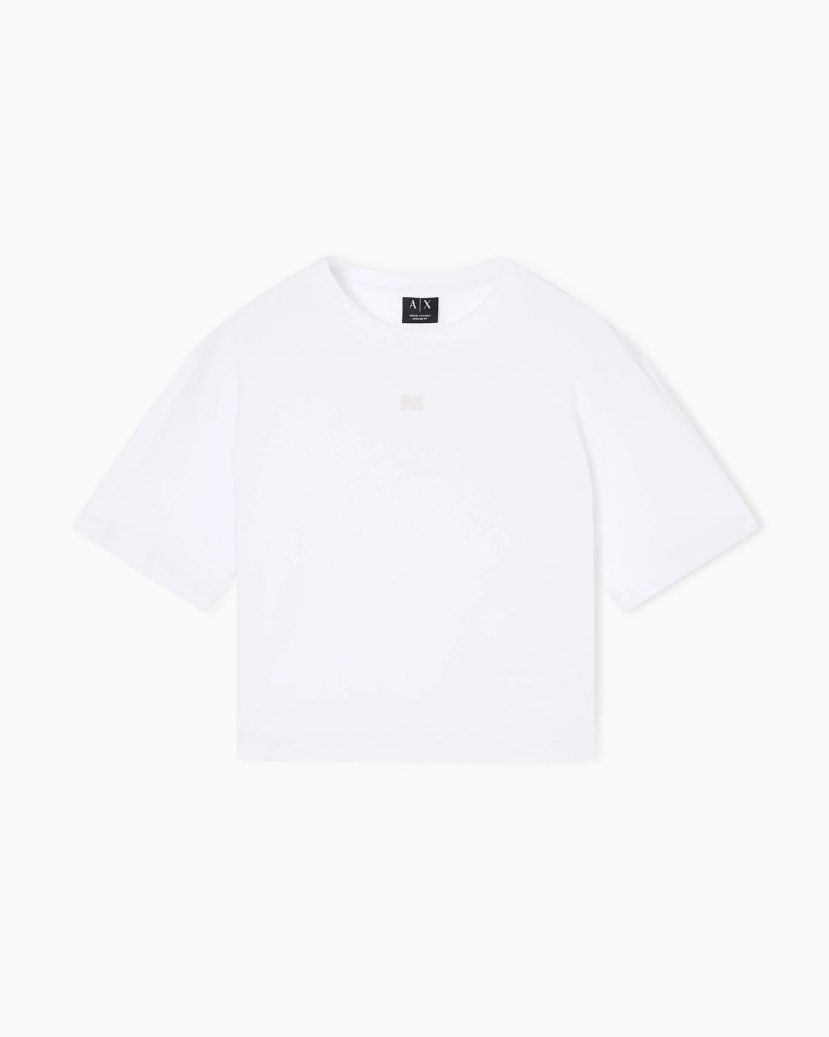 Cropped Cotton Jersey T-Shirt
