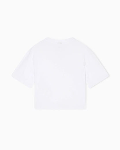 Cropped Cotton Jersey T-Shirt