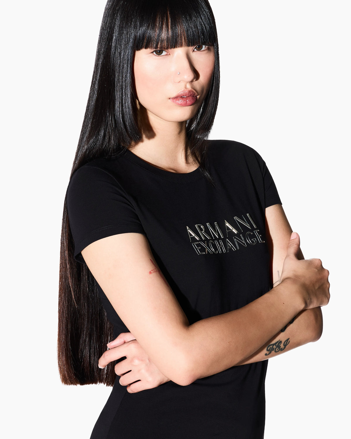 Slim Fit T-shirt in Stretch Cotton Jersey