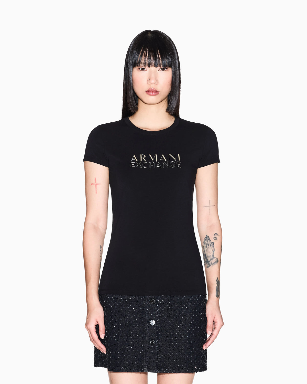 Slim Fit T-shirt in Stretch Cotton Jersey