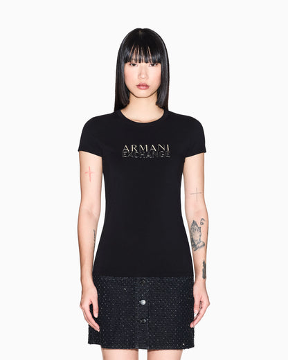 Slim Fit T-shirt in Stretch Cotton Jersey