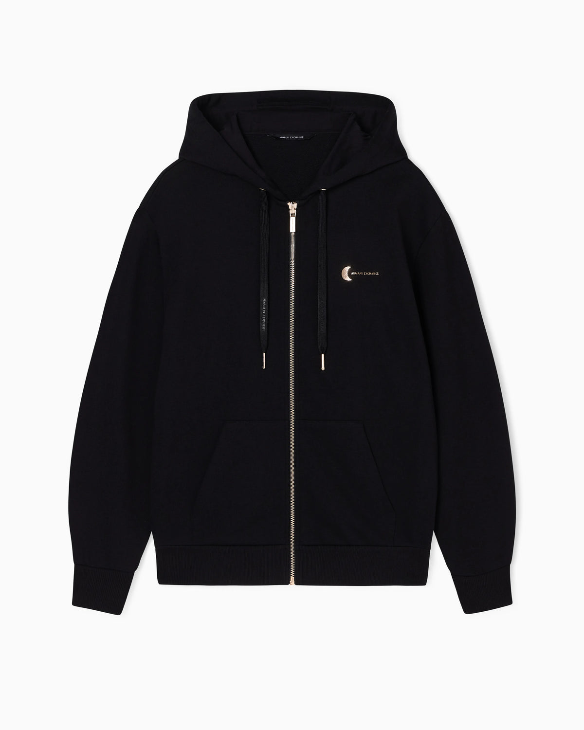 Zip-Up Sweatshirt in French Terry Cotton