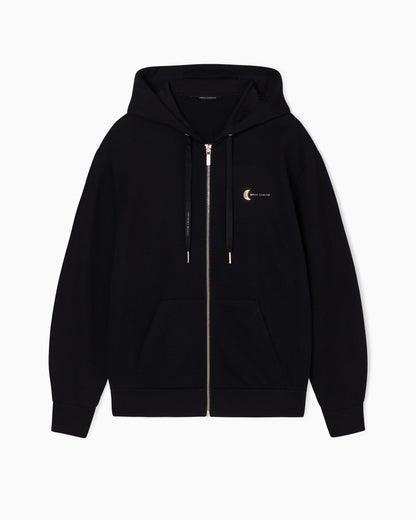 Zip-Up Sweatshirt in French Terry Cotton
