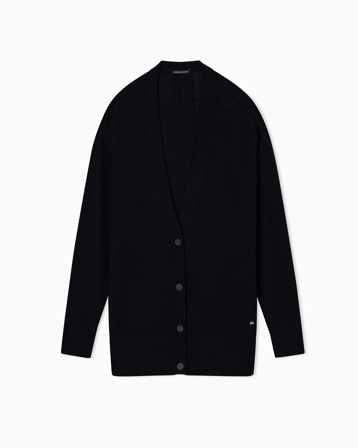 Oversized wool blend cardigan