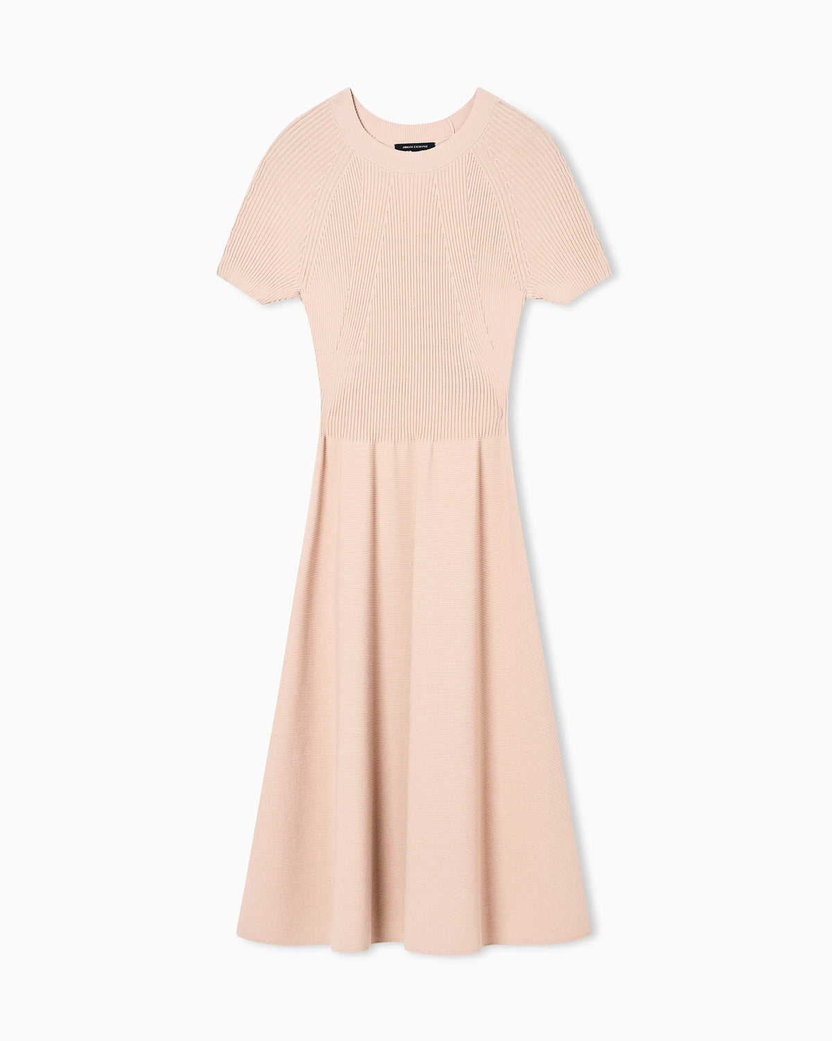 Midi dress with flared skirt
