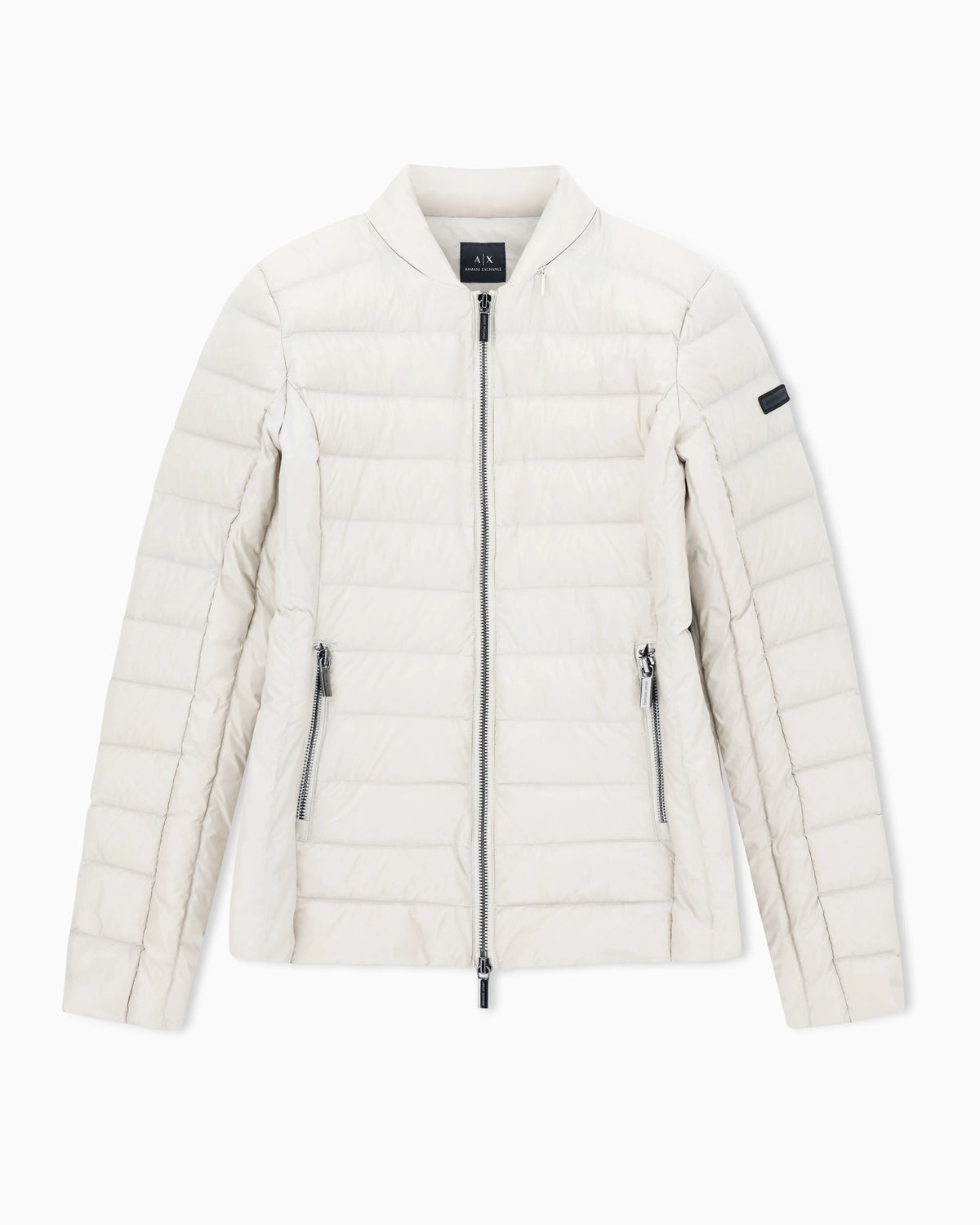 Down jacket slim fit in lightweight nylon