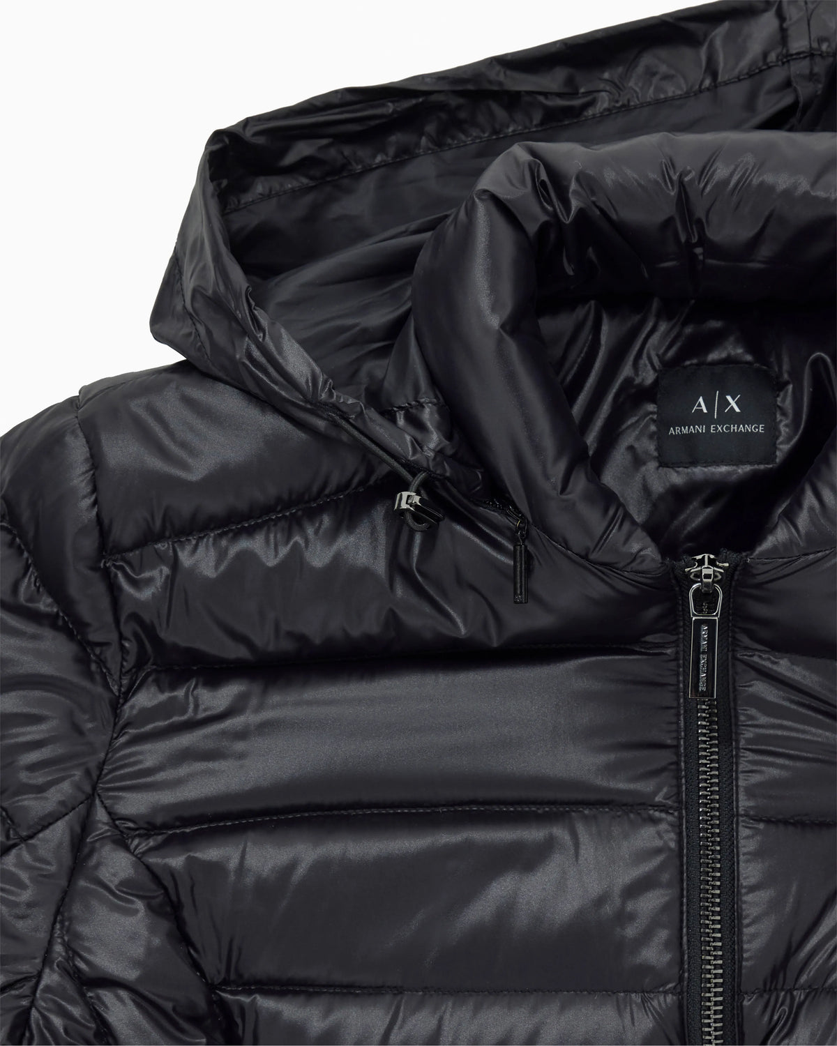 Down jacket slim fit in lightweight nylon