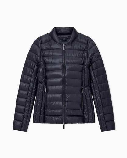 Down jacket slim fit in lightweight nylon