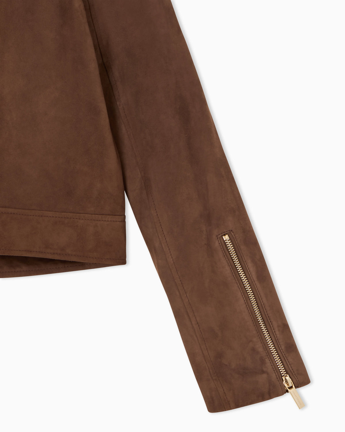 Genuine suede leather jacket