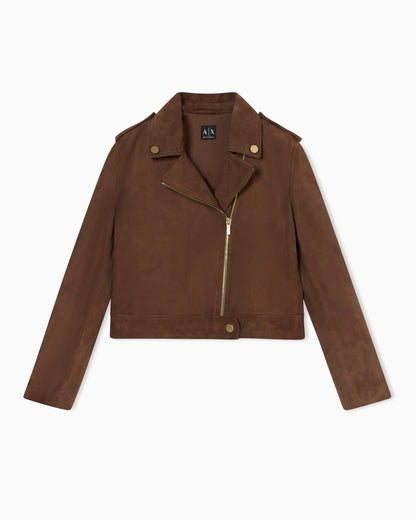 Genuine suede leather jacket