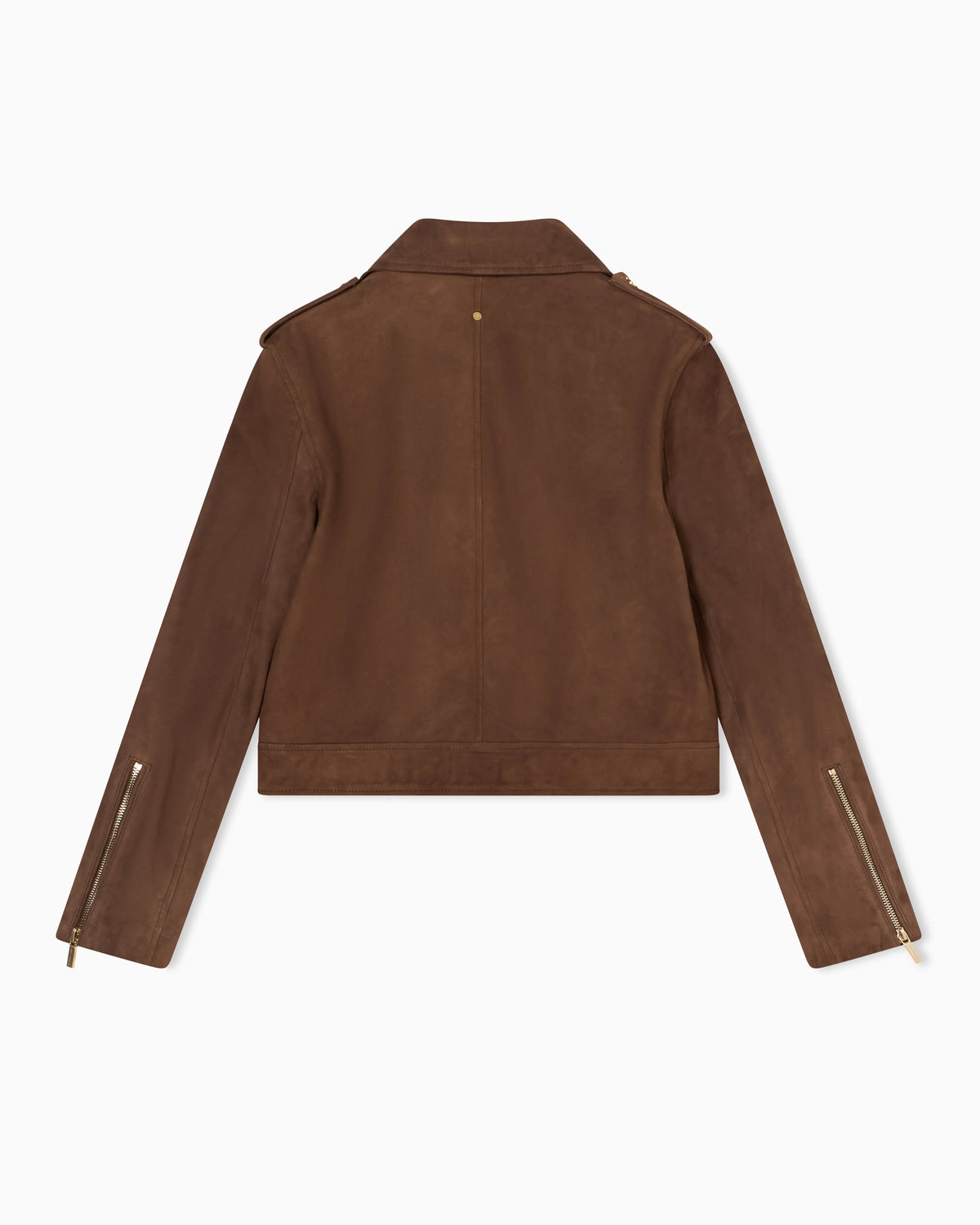 Genuine suede leather jacket