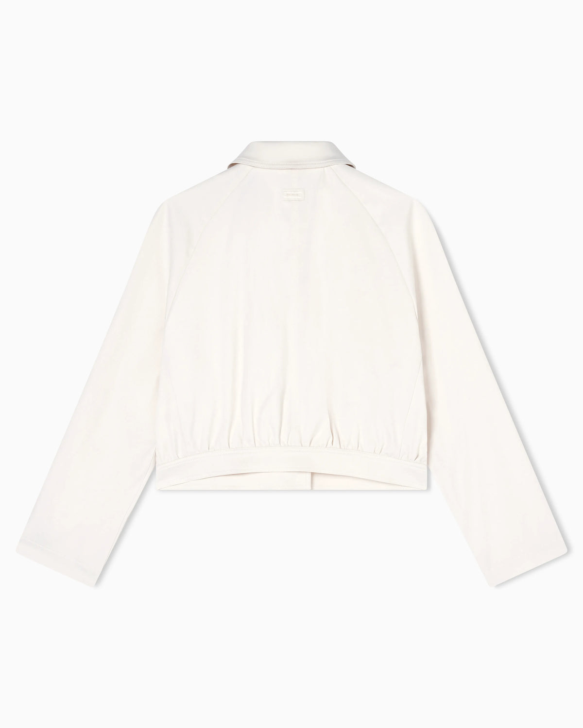 Lightweight bomber jacket in nylon and cotton satin