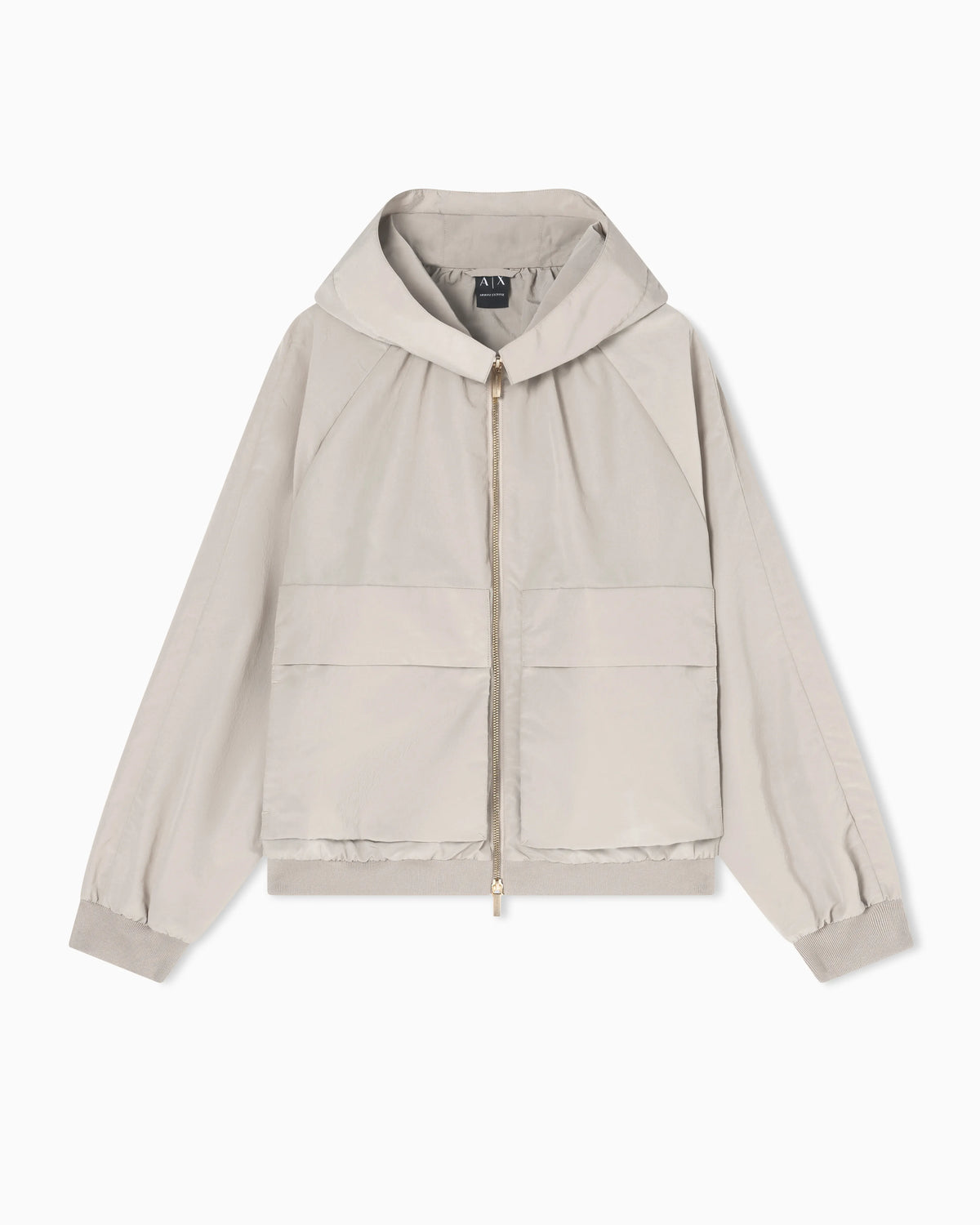 Lightweight Windbreaker in Recycled Fabric with Iridescent Effect