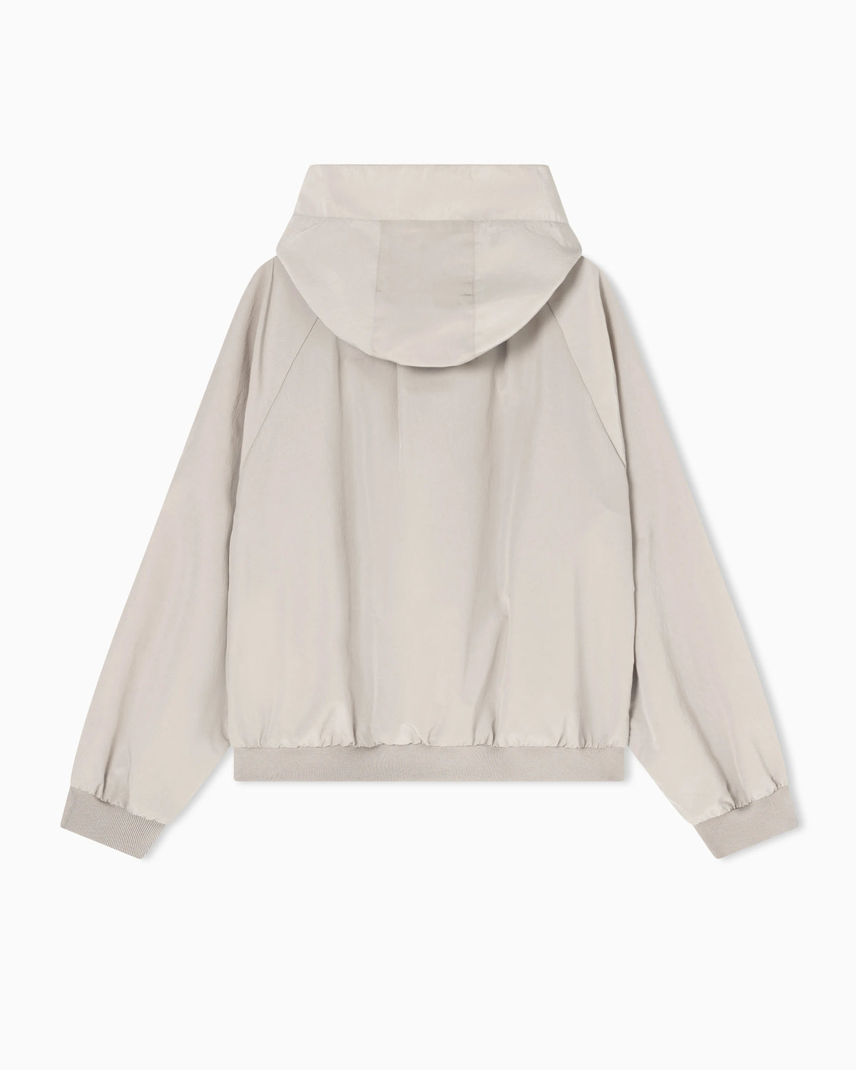 Lightweight Windbreaker in Recycled Fabric with Iridescent Effect