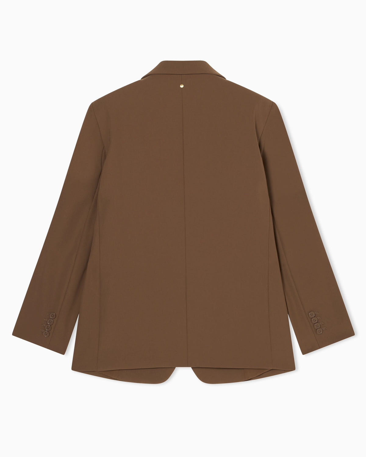 Single-breasted oversized jacket with pocket square