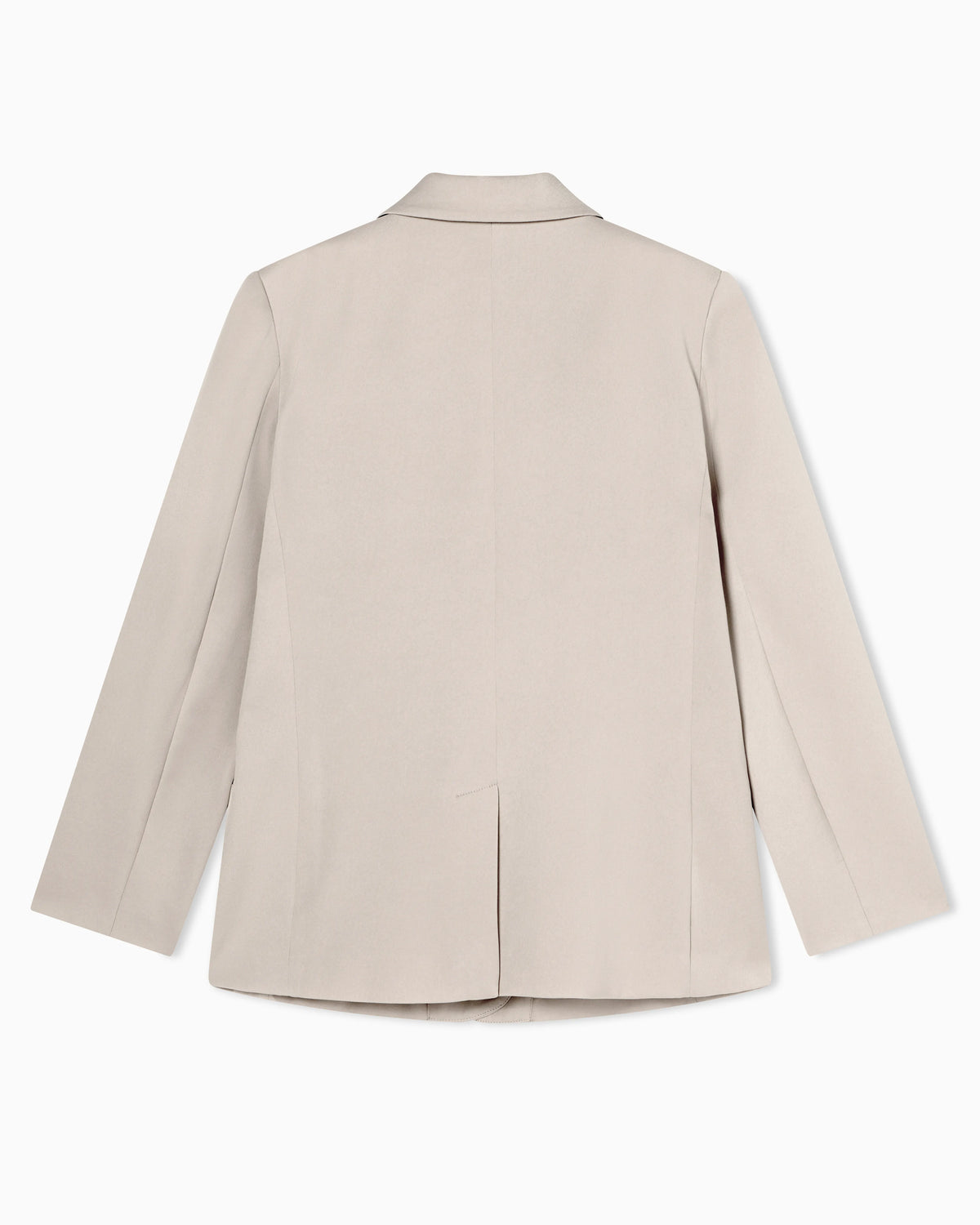 Lightweight jacket in recycled crepe satin