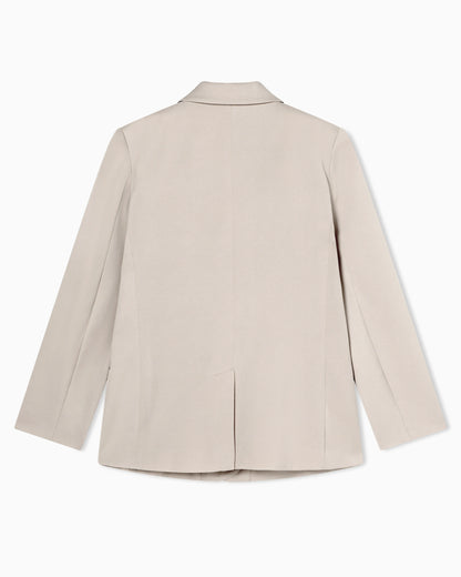 Lightweight jacket in recycled crepe satin