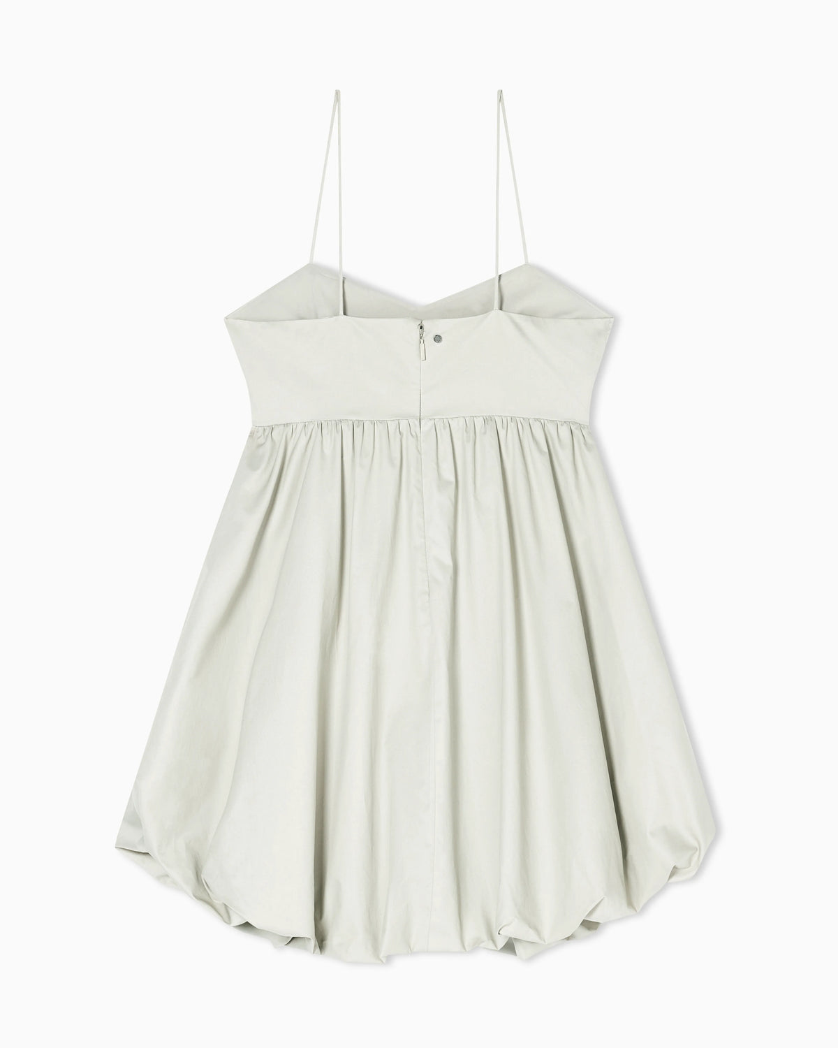 Chambray Balloon Dress with Knot