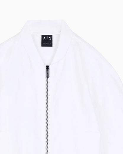 Oversized Blouson in Linen Twill