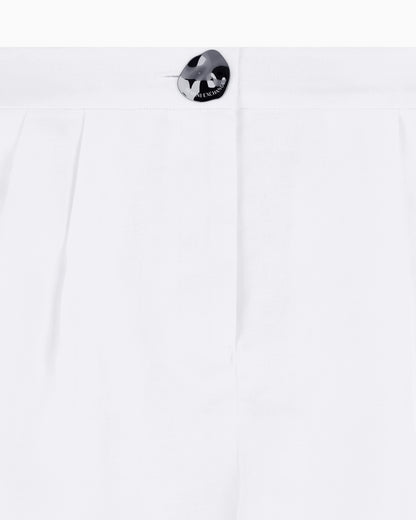 Linen twill shorts