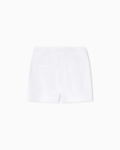 Linen twill shorts