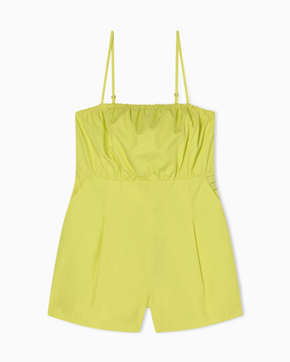 Utility Chic Cotton Twill Jumpsuit