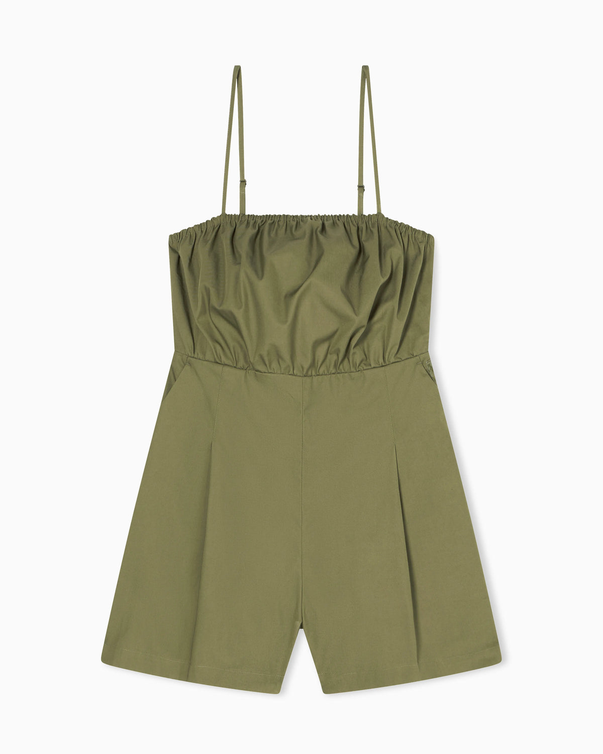Utility Chic Cotton Twill Jumpsuit