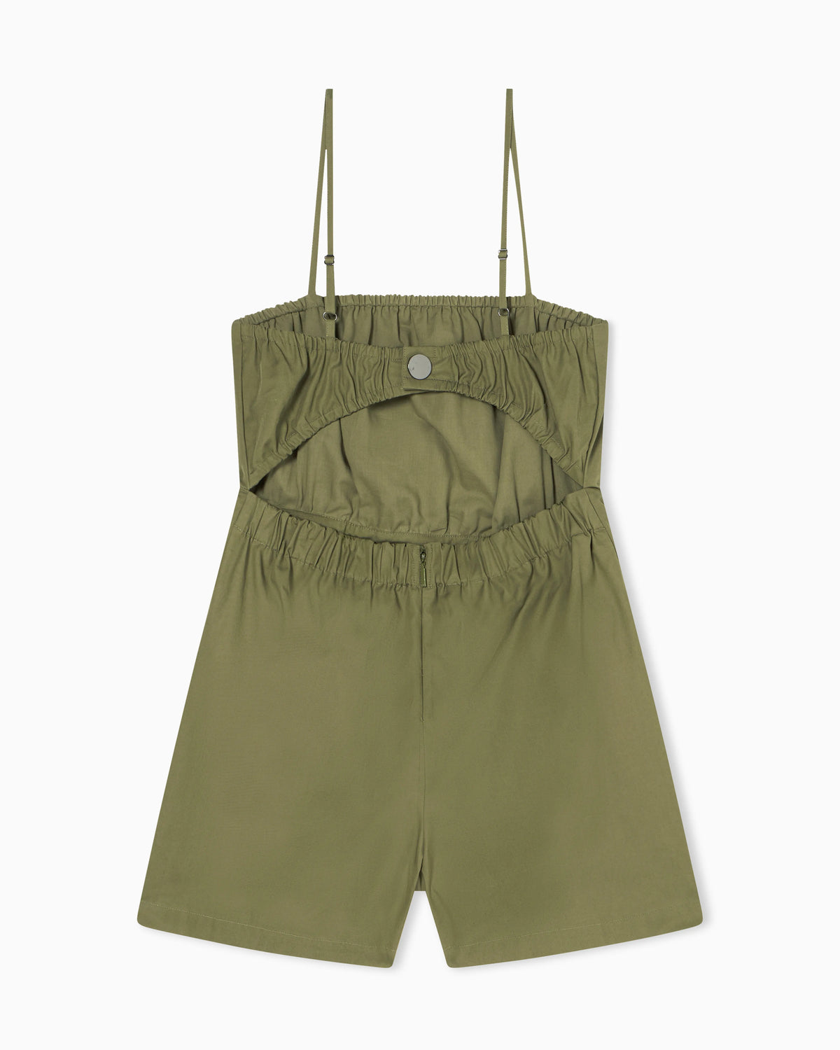 Utility Chic Cotton Twill Jumpsuit