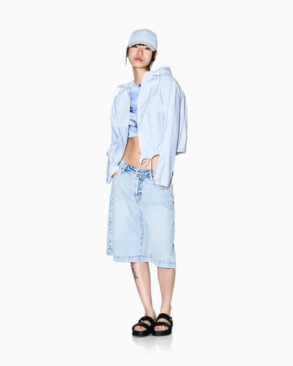 Oversize Vertical Striped Blouson
