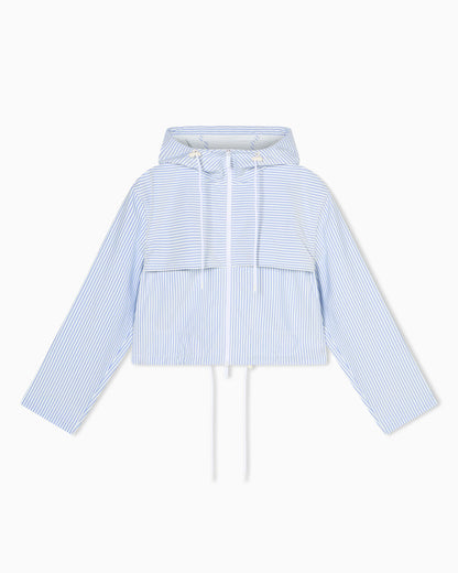 Oversize Vertical Striped Blouson