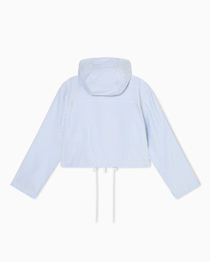Oversize Vertical Striped Blouson