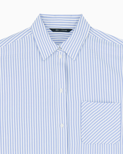 Oversized striped shirt