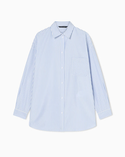 Oversized striped shirt