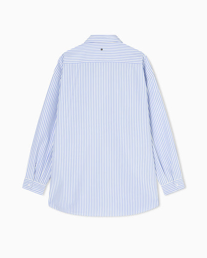 Oversized striped shirt
