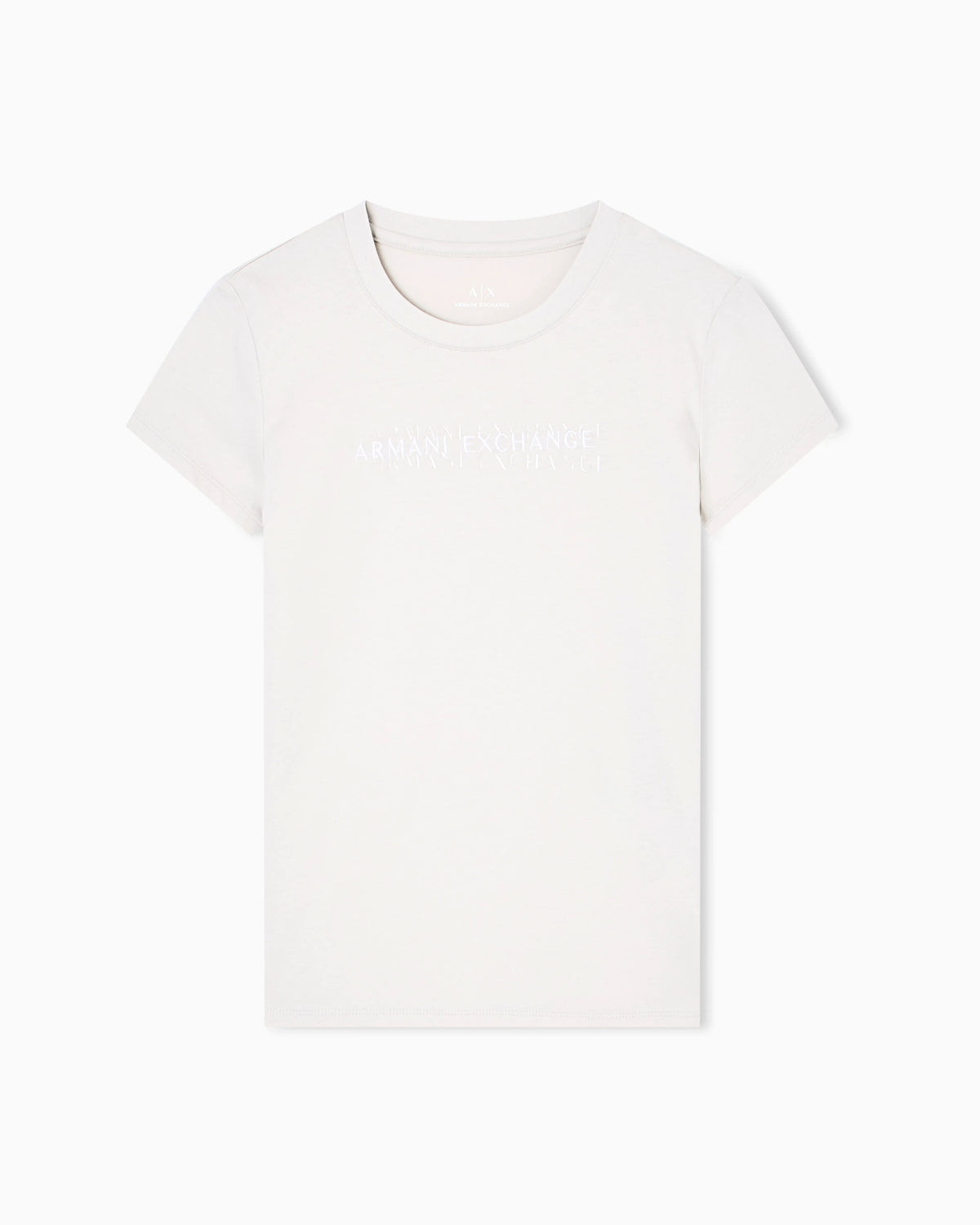 Slim fit T-shirt with logo lettering