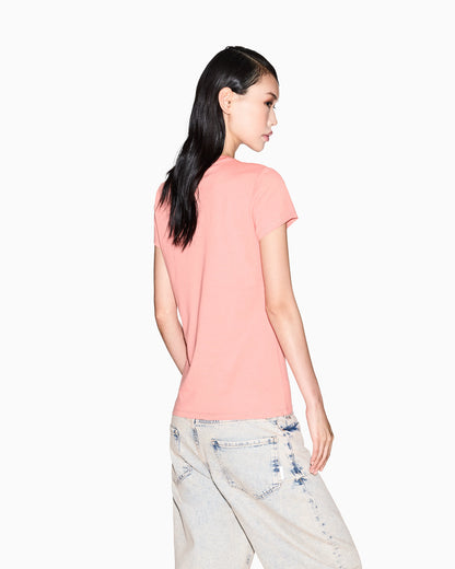 Slim fit T-shirt with logo lettering