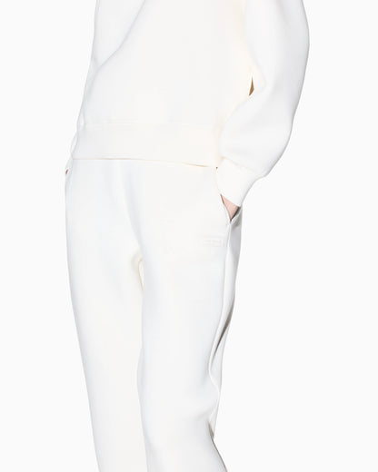 Viscose scuba fabric trousers
