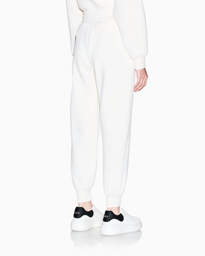 Viscose scuba fabric trousers