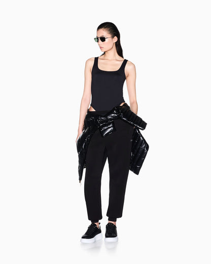 Viscose scuba fabric trousers